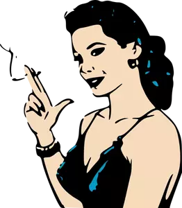 Røyking kvinne