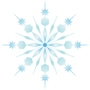 Snöflinga konst vektor