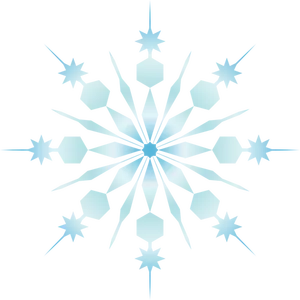 Vector art flocon de neige