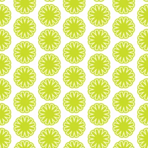 Green snowflakes seamless pattern