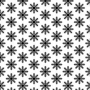 Snowflakes seamless pattern 3