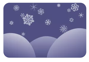 Simple winter vector background