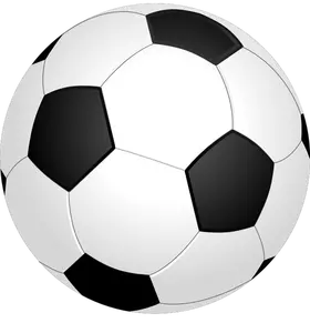 Vektorgrafik med glänsande fotboll