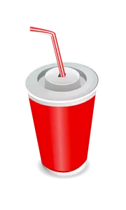 Illustrazione vettoriale di tazza di soda