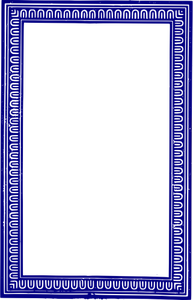 Image vectorielle du solide cadre bleu