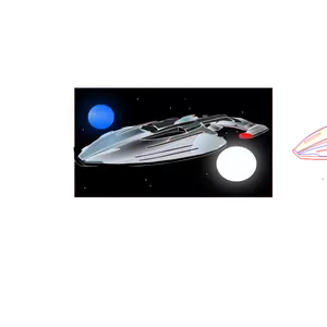 Ilustración de vector nave espacial Enterprise