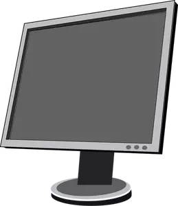 Dibujo vectorial de pantalla de PC