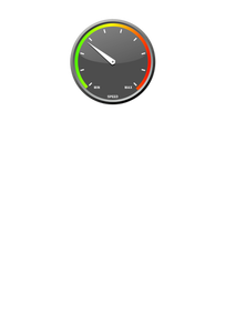 Färg hastighetsmätare vektorbild