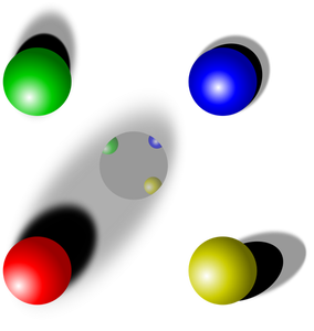 Spheres vector graphics
