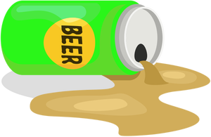 Sølt boks øl