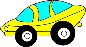 Grafika wektorowa kreskówka samochód sportowy