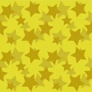 Vektor gambar bintang emas mulus pola