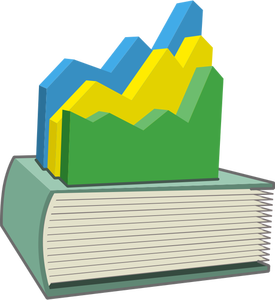 Statistic s book vector image