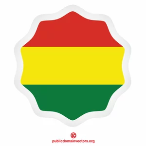 Bolivia vlag sticker