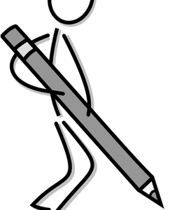 Stickman Holding Up Clip Art at  - vector clip art online, royalty  free & public domain