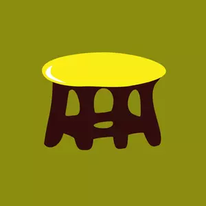Gelber Stuhl
