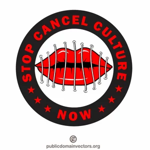 Stop cancel culture sticker