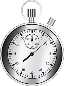Gri tonlamalı chronograph vektör görüntü