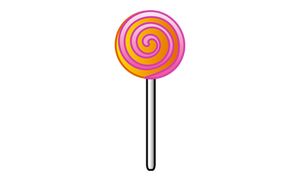 Stripete lollipop vektor image