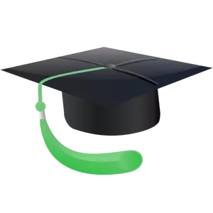 Graduate student hat vector image