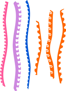 ClipArt vettoriale silhouette di colonna vertebrale umana