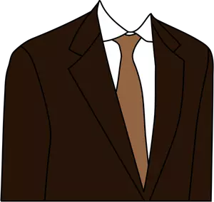 ClipArt vettoriali giacca di tuta marrone