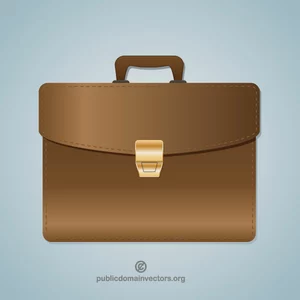 Business suitcase vector graphics