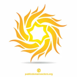 Sun logotype element