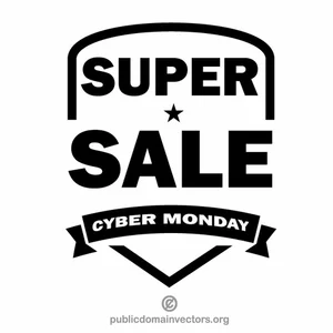 Super-Verkauf am Cyber Monday
