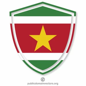 Suriname flag crest