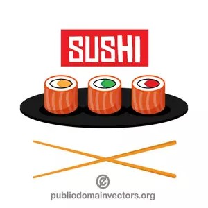 Repas de sushi