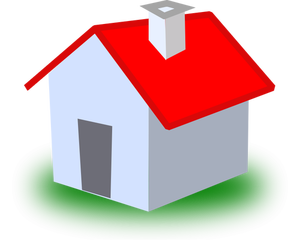 Grafica vectoriala de o pictogramă de casa