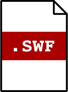 Image de vecteur icône SWF
