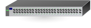 HP network switch hub vector image