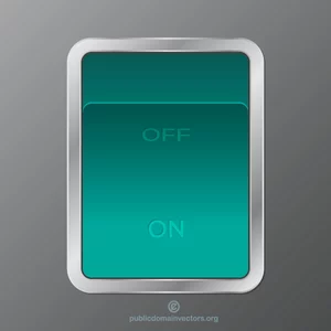 Vector image of a switch