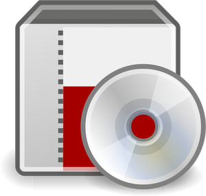 Vektor-Grafiken von System-Installer-CD-Symbol