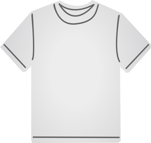 Tricou alb grafică vectorială