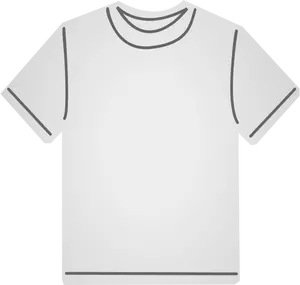 Beyaz T-shirt vektör grafikleri