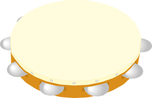 Tambourine vector illustration