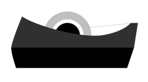 Imagen de vector de dispensador de cinta