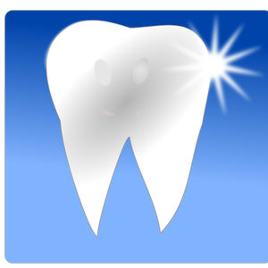 Image vectorielle de blanchiment des dents