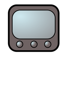 Televisie pettern vector tekening