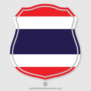 Escudo de armas de la bandera de Tailandia