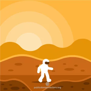 Man op de Mars