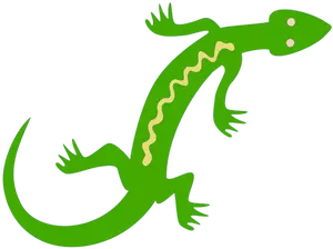 Ícones de lagarto verde