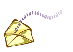 Electronic mail icoon vector afbeelding