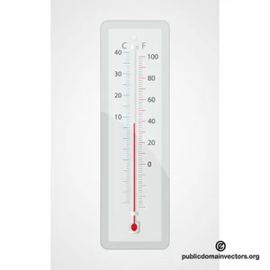 Thermometer vector clip art