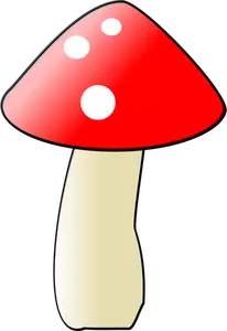 Wektorowej 2D grzybów