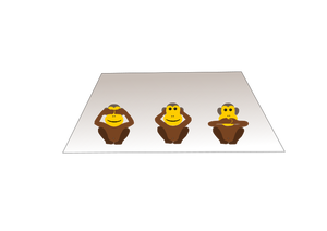 Image de trois singes