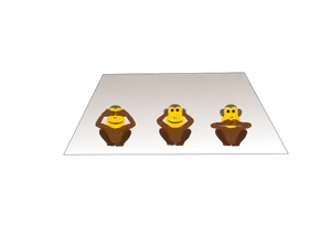 Afbeelding van de drie apen